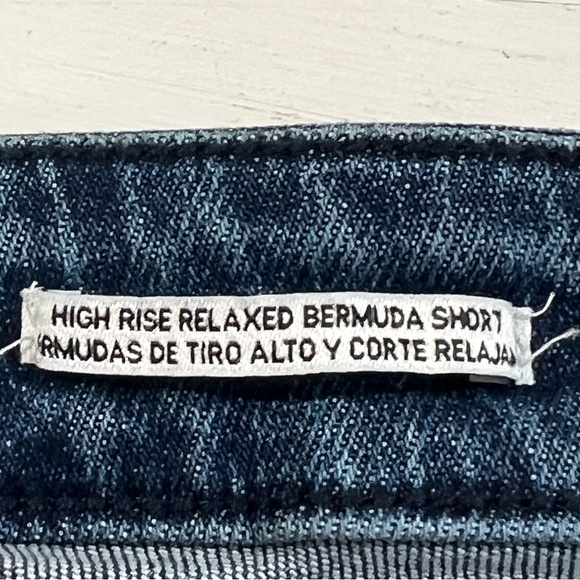 SOLD Ava & Viv Women’s High Waste Denim Shorts, Blue, Size 18, Brand New - Picture 3 of 9